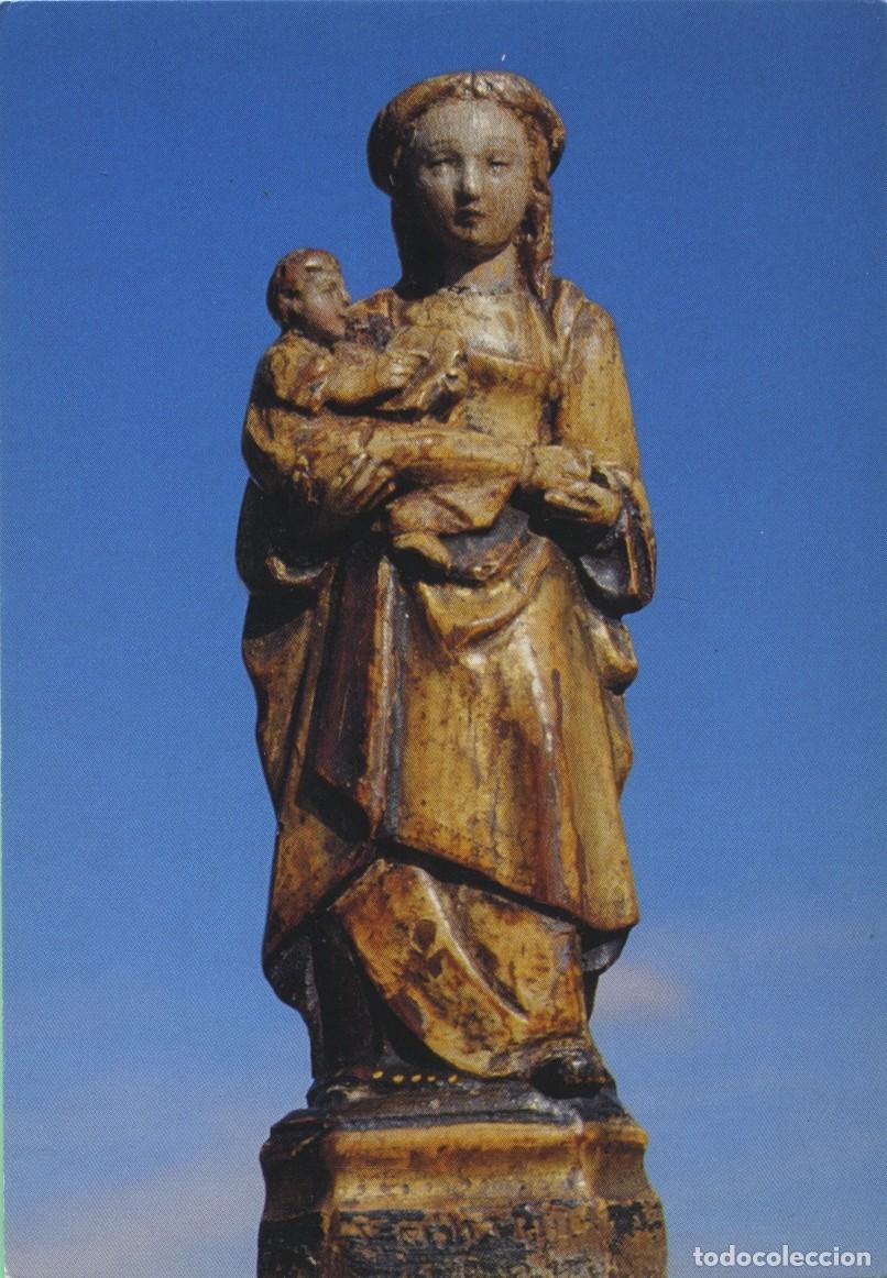 Cartes Postales: Tarjet&oacute;n. Nuestra Se&ntilde;ora del Templo. Siglo XIII. Imagen venerada por la Beata Mariana de Jes&uacute;s.