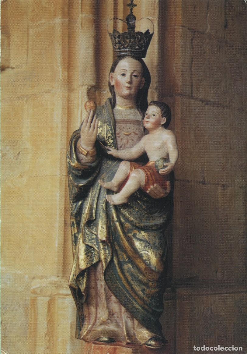 Postales: Tarjet&oacute;n. Virgen de la Pera. Siglo XV. Monasterio del Sancti Sp&iacute;ritus El Real. Monjas Dominicas. TOR