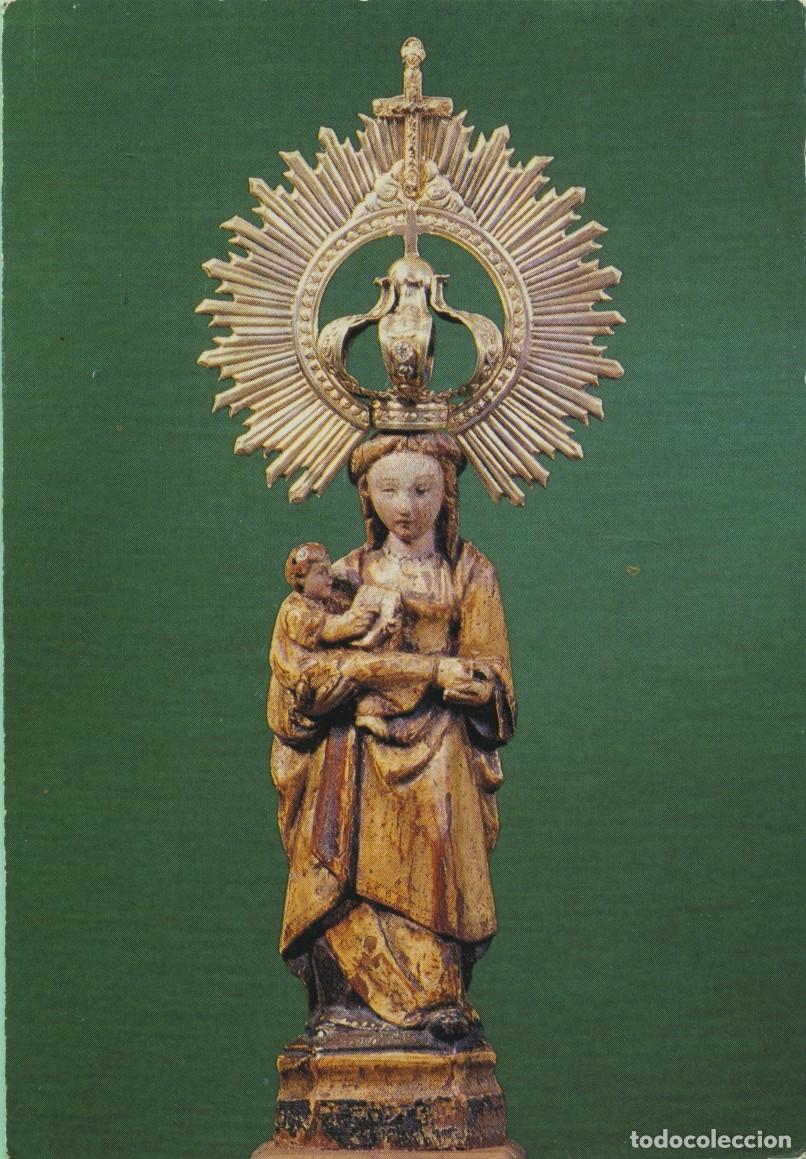 Postales: Tarjet&oacute;n. Nuestra Se&ntilde;ora del Templo. Siglo XIII. Imagen venerada por la Beata Mariana de Jes&uacute;s. PP.