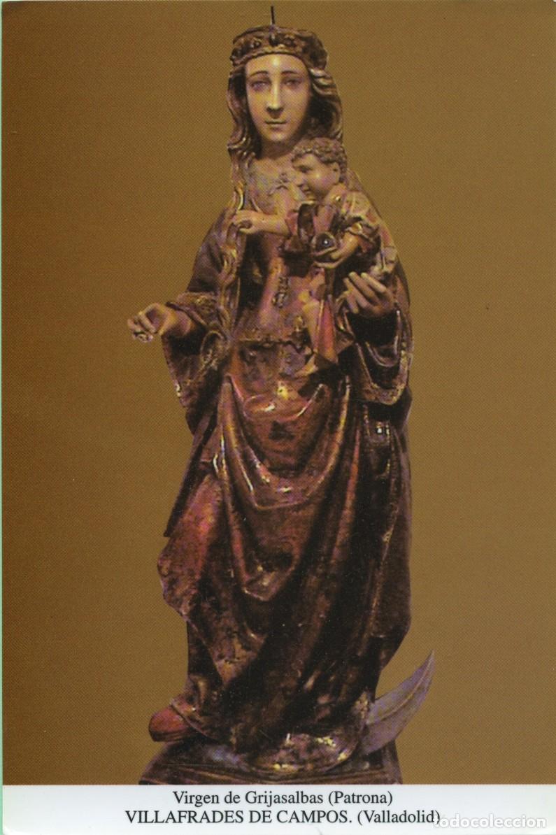 Postales: Tarjet&oacute;n. Virgen de Grijasalbas (Patrona. VILLAFRADES DE CAMPOS. Valladolid