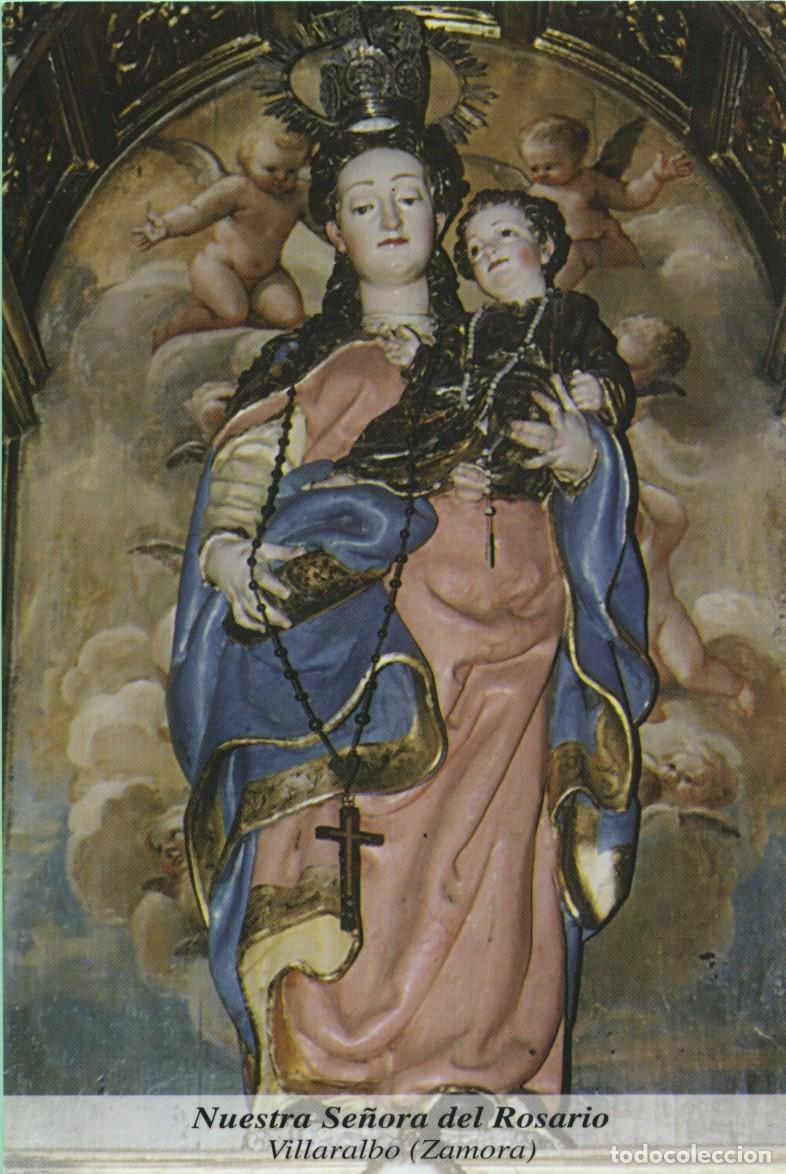 Postales: Tarjet&oacute;n. Nuestra Se&ntilde;ora del Rosario. Villaralbo (Zamora)