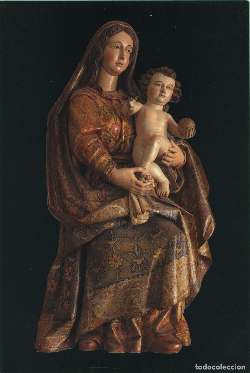 Postales: Virgen con el Ni&ntilde;o. Bucesta. S. XVII. Sin circular. ED. Museo de La Rioja. LOGRO&Ntilde;O