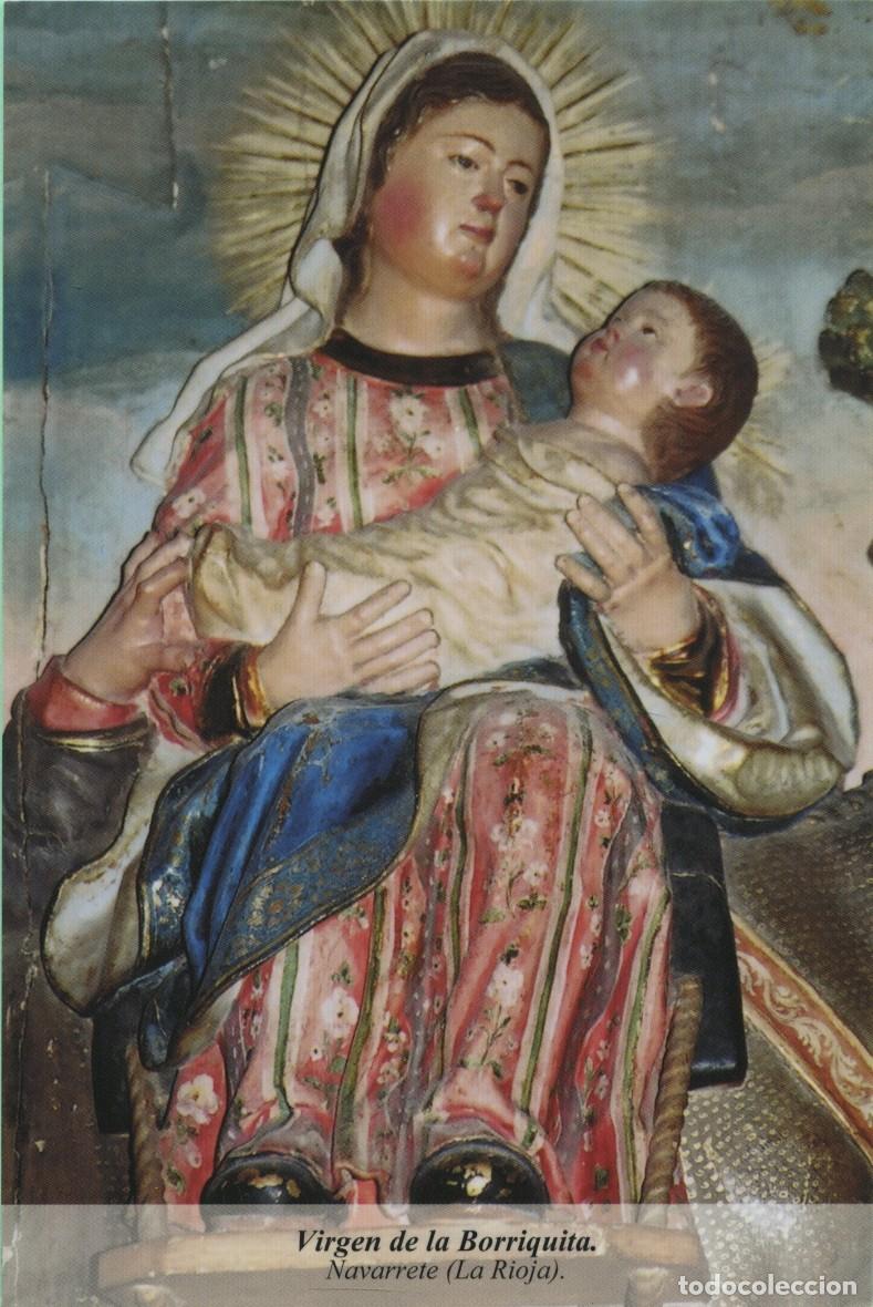 Postales: Tarjet&oacute;n. Virgen de la Borriquita. Navarrete (La Rioja)