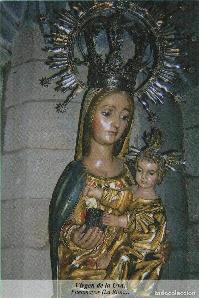 Postales: Tarjet&oacute;n. Virgen de la Uva. Fuenmayor (La Rioja)