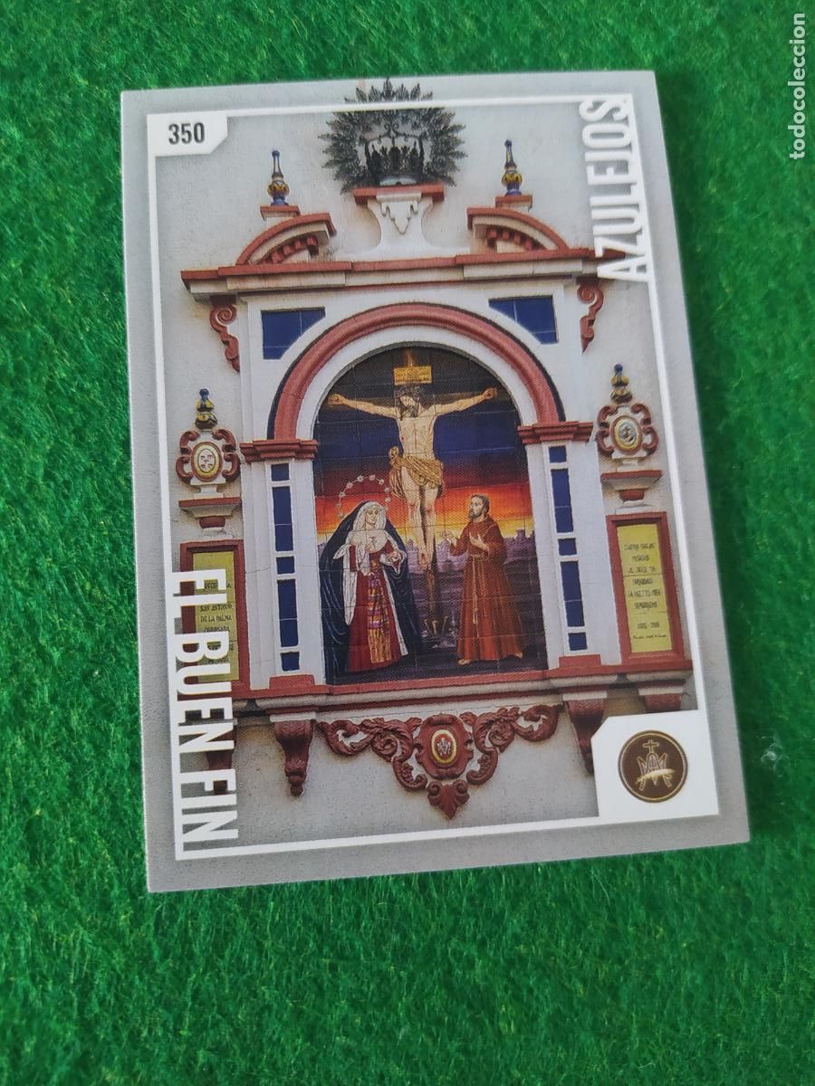 Postales: Holy cards Sevilla semana santa 2026 AZULEJOS N&ordm; 350 EL BUEN FIN