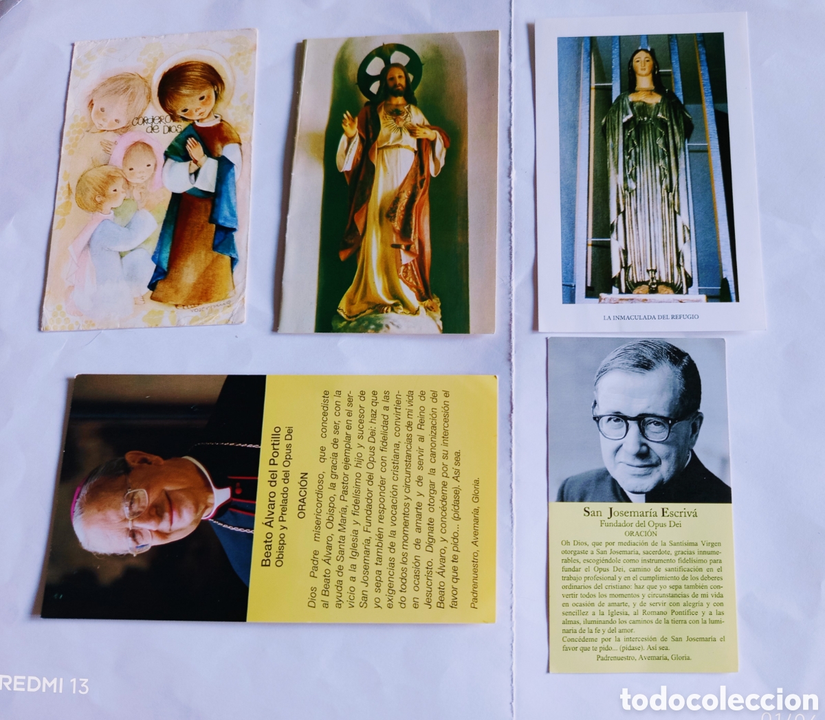 Postales: 21 Estampas Religiosas - Foto 3