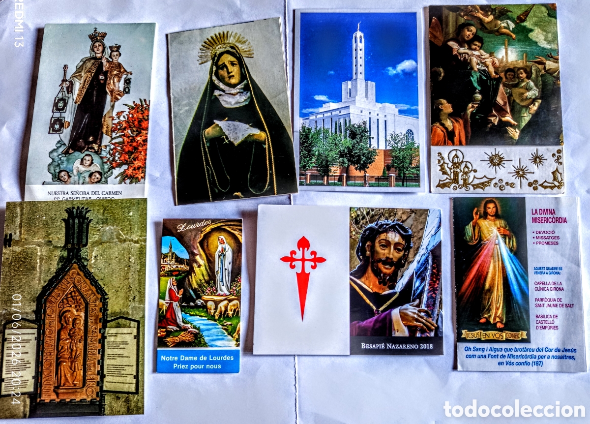 Postales: 21 Estampas Religiosas - Foto 1