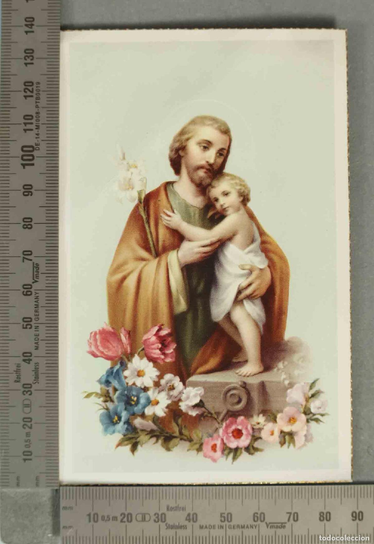 Postales: ESTAMPA POSTAL. San Jos&eacute; con el Ni&ntilde;o Jes&uacute;s
