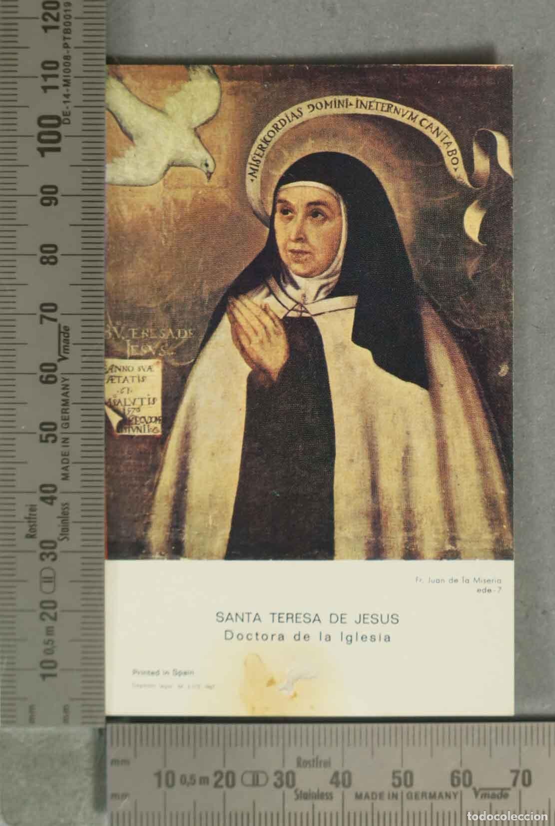 Postales: ESTAMPA. Santa Teresa de Jes&uacute;s Doctora de la Iglesia - Fray Juan de la Miseria