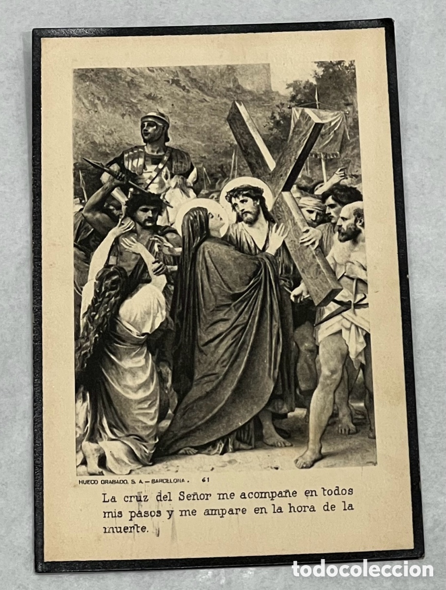 Postales: Estampa Religiosa. Obituario. Totana. Murcia. 1934.