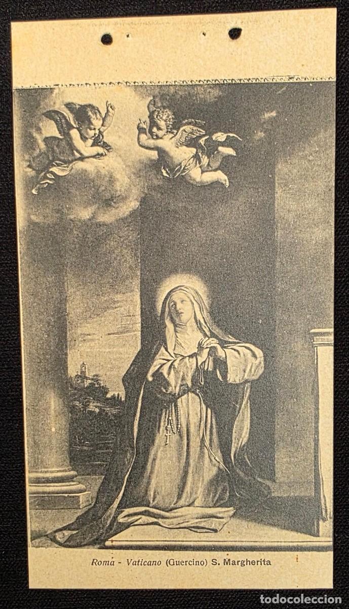 Postales: P.1061 Postal Antigua Religiosa Santa Margarita &ndash; Guercino &ndash; Vaticano Roma &ndash; Fotograf&iacute;a Anderson