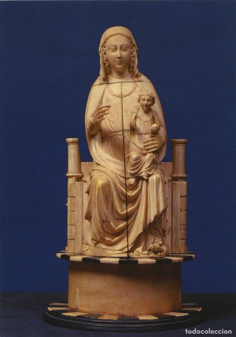 Postkarten: ALLARIZ. Orense. REAL MONASTERIO DE SANTA CLARA. Virgen Abrideira (Cerrada), finales del s. XIII.