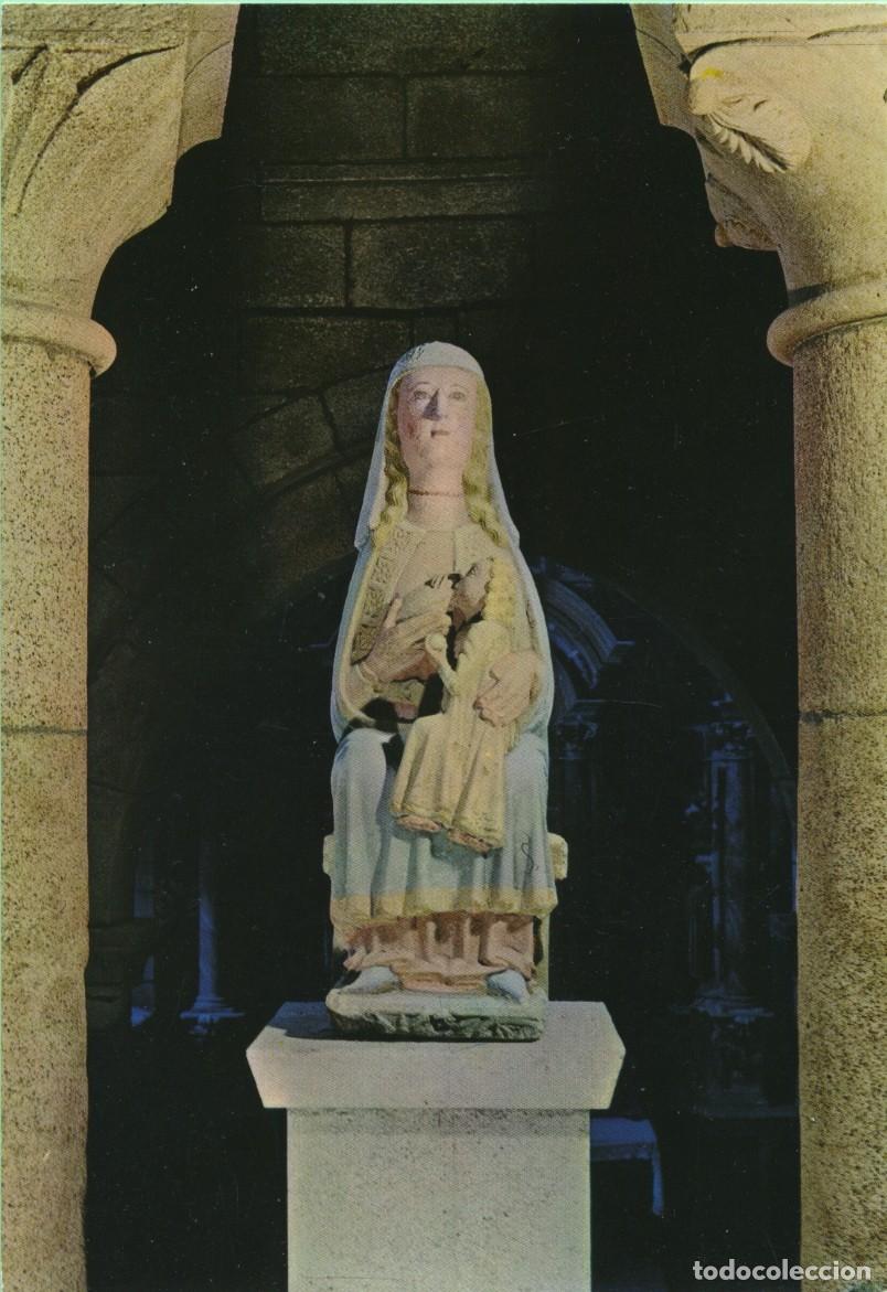 Postales: N&ordm; 4219-MONASTERIO CISTERCIENSE DE OSERA. Orense. La Virgen de la leche. Sin circular. ED. POSTALES