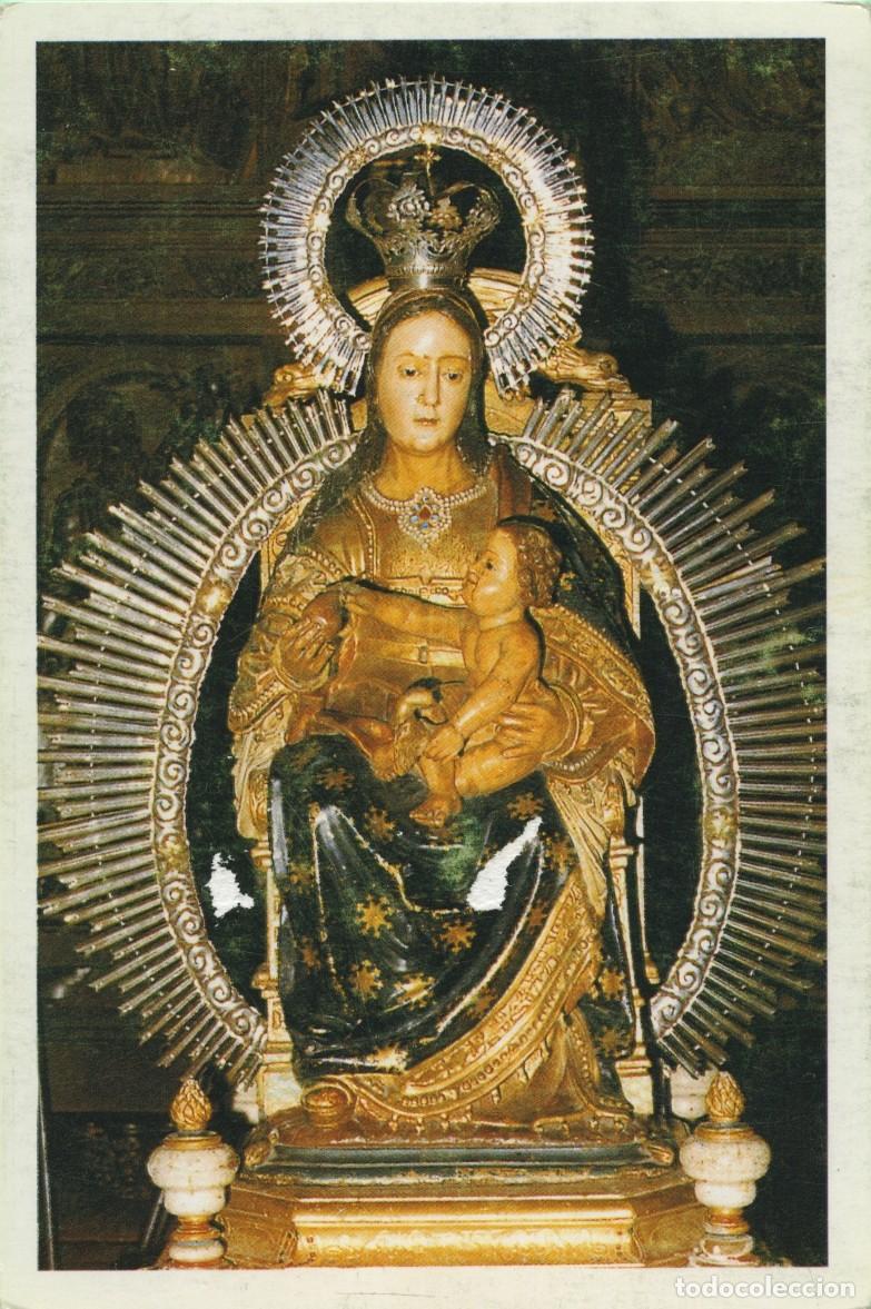 Postales: Tarjet&oacute;n con oraci&oacute;n. Virgen Santa Mar&iacute;a. Logro&ntilde;o. LA IGLESIA DE ORENSE CAMINA HACIA EL A&Ntilde;O 2000 A
