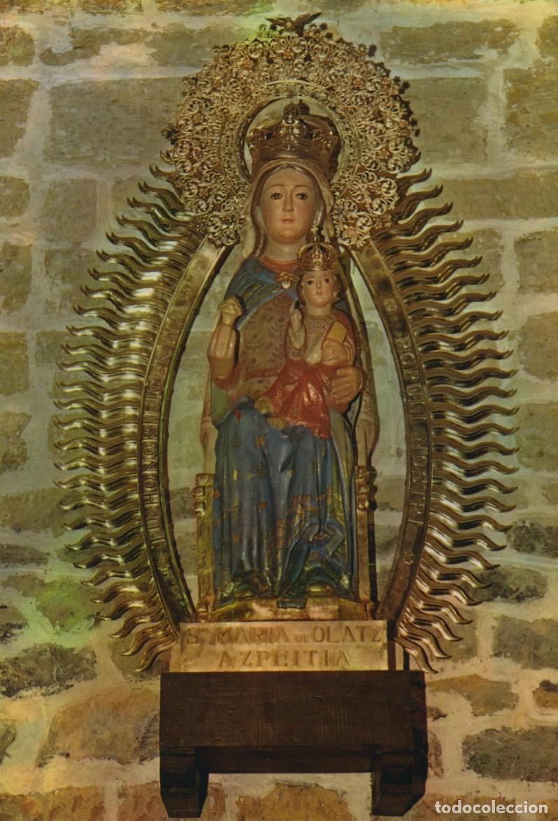 Postales: Ermita de Olatz (Guip&uacute;coa). Interior de la Ermita. Sin circular. ED. FOTO GAR
