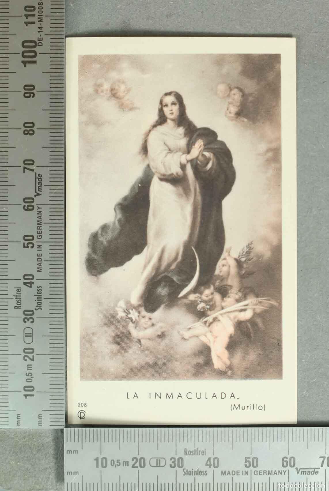 Postales: ESTAMPA. La Inmaculada Concepci&oacute;n - Bartolom&eacute; Esteban Murillo Cultos eucar&iacute;stico - marianos: MADRID