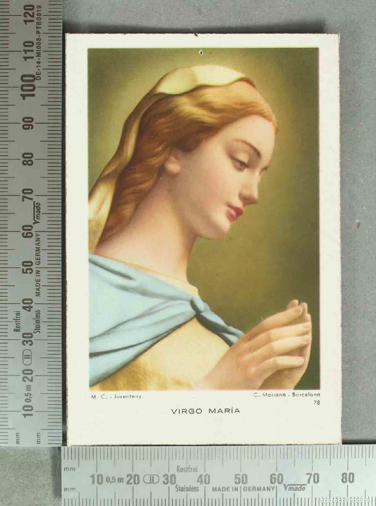 Postales: ESTAMPA. RECUERDO SANTOS EJERCICIOS practicados en el ORATORIO DE LAS HIJAS DE MARIA INMACULADA