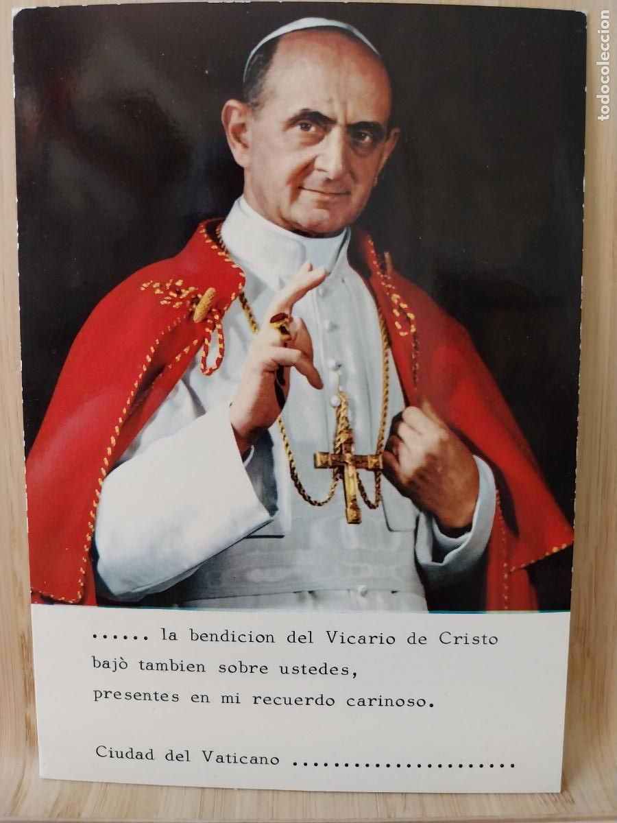 Postales: PABLO VI POSTAL POSTAL ED EKTACHROM 57 * SIN CIRCULAR **
