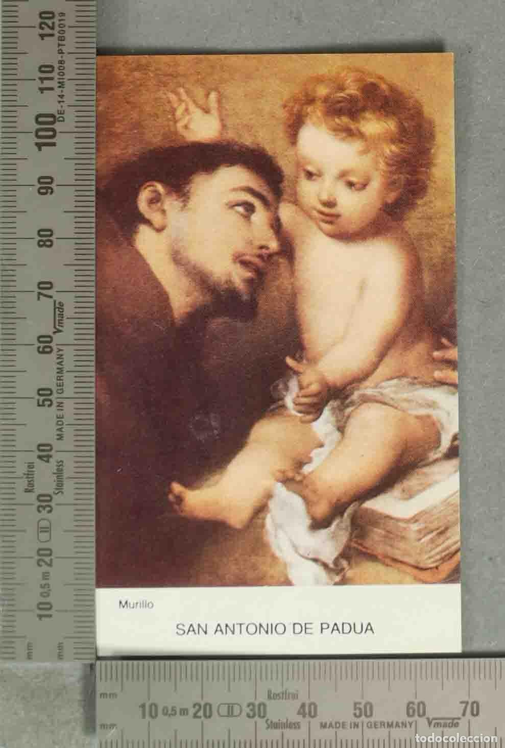 Postales: ESTAMPA. San Antonio de Padua - Bartolom&eacute; Esteban Murillo RESPONSORIO DE SAN ANTONIO BILBAO