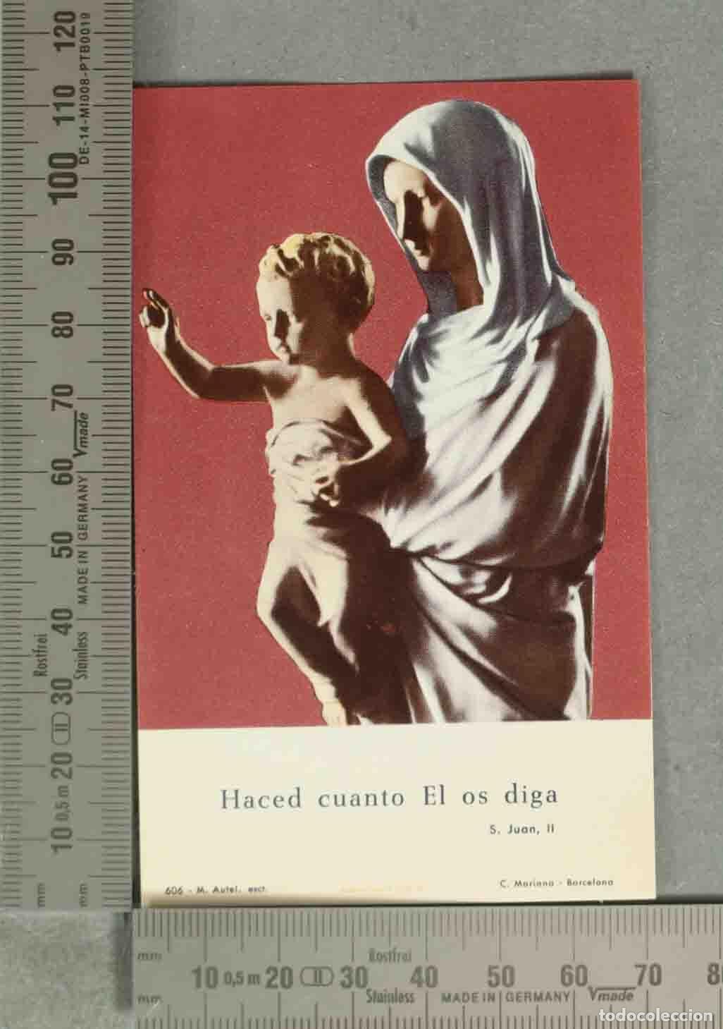 Postkarten: ESTAMPA. La Virgen castigando al Ni&ntilde;o Jes&uacute;s ante tres testigos - Max Ernst - &Oacute;leo sobre lienzo