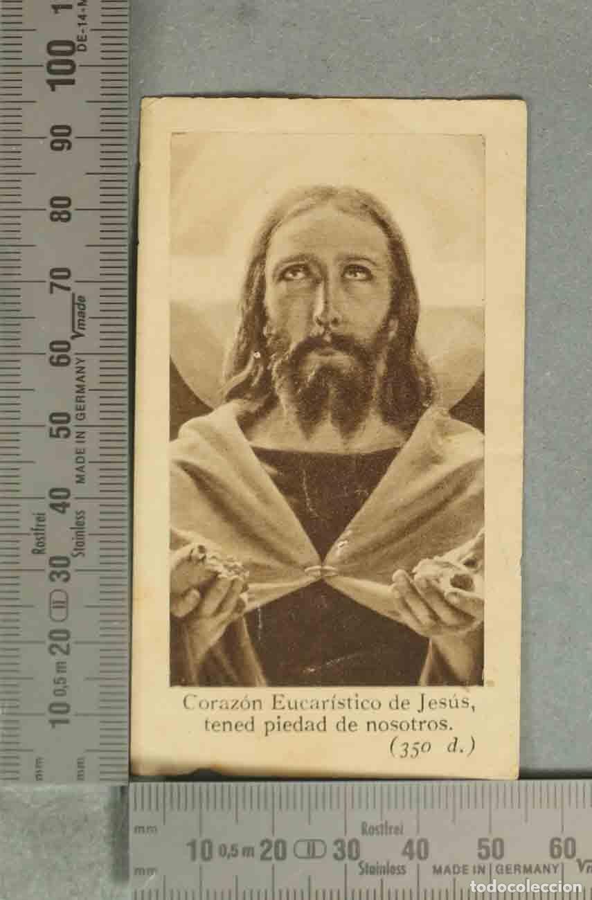 Postales: ESTAMPA. Coraz&oacute;n Eucar&iacute;stico de Jes&uacute;s tened piedad de nosotros