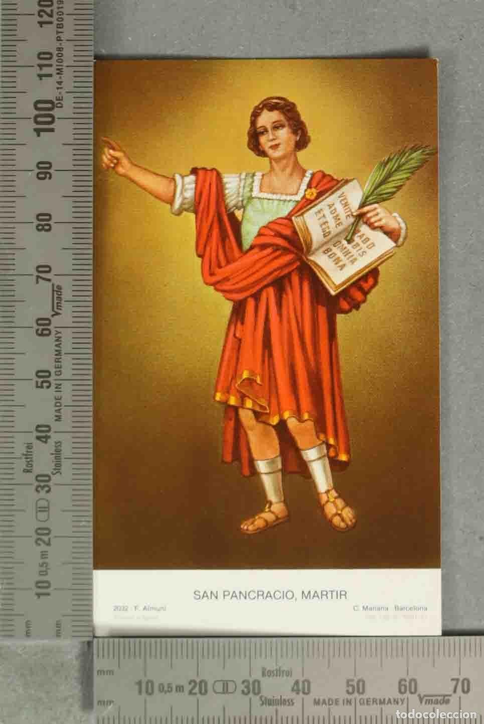 Postales: ESTAMPA. San Pancracio MARTIR - CC. Marianas