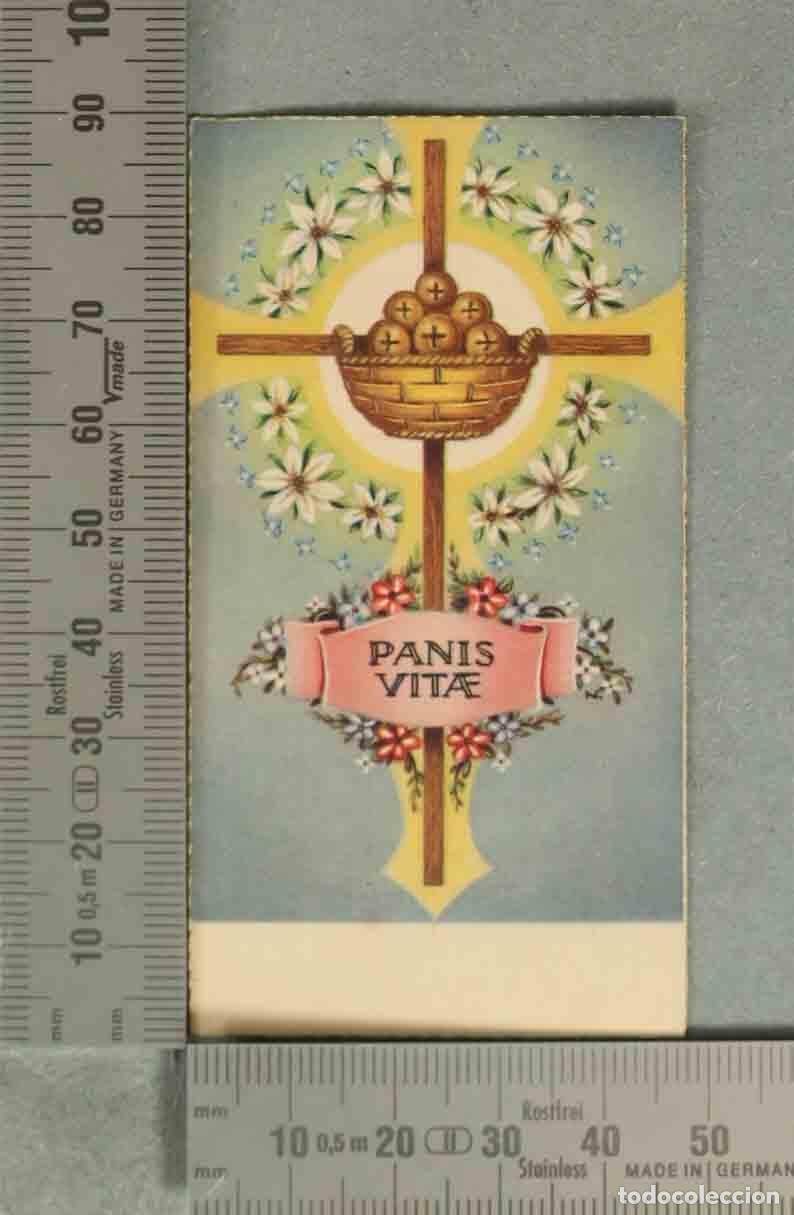 Postales: ESTAMPA. Panis Vitae COMUNION Ca&ntilde;amelar - Valenciael d&iacute;a 20 de mayo de 1962