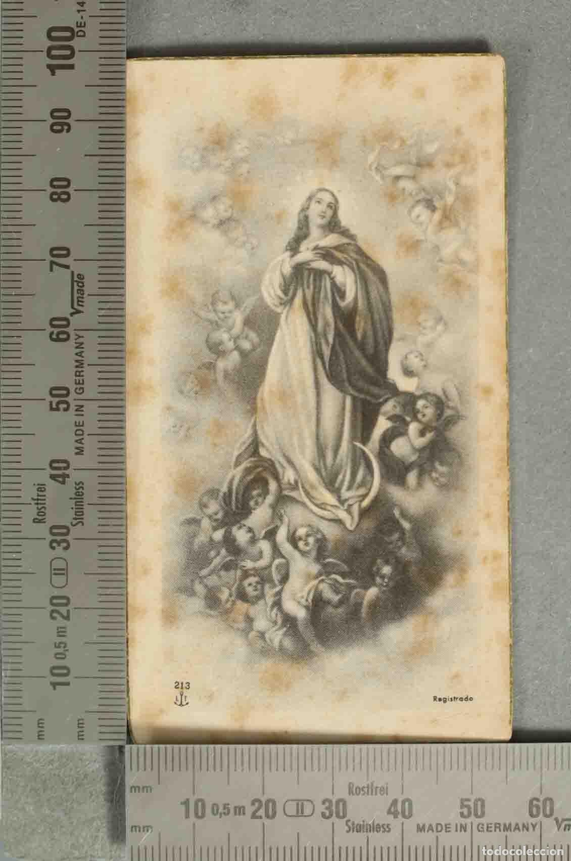Postais: ESTAMPA. Inmaculada Concepci&oacute;n de los Venerables - FIESTA INMACULADA. CLAVIERESAS CABA&Ntilde;AL 1943