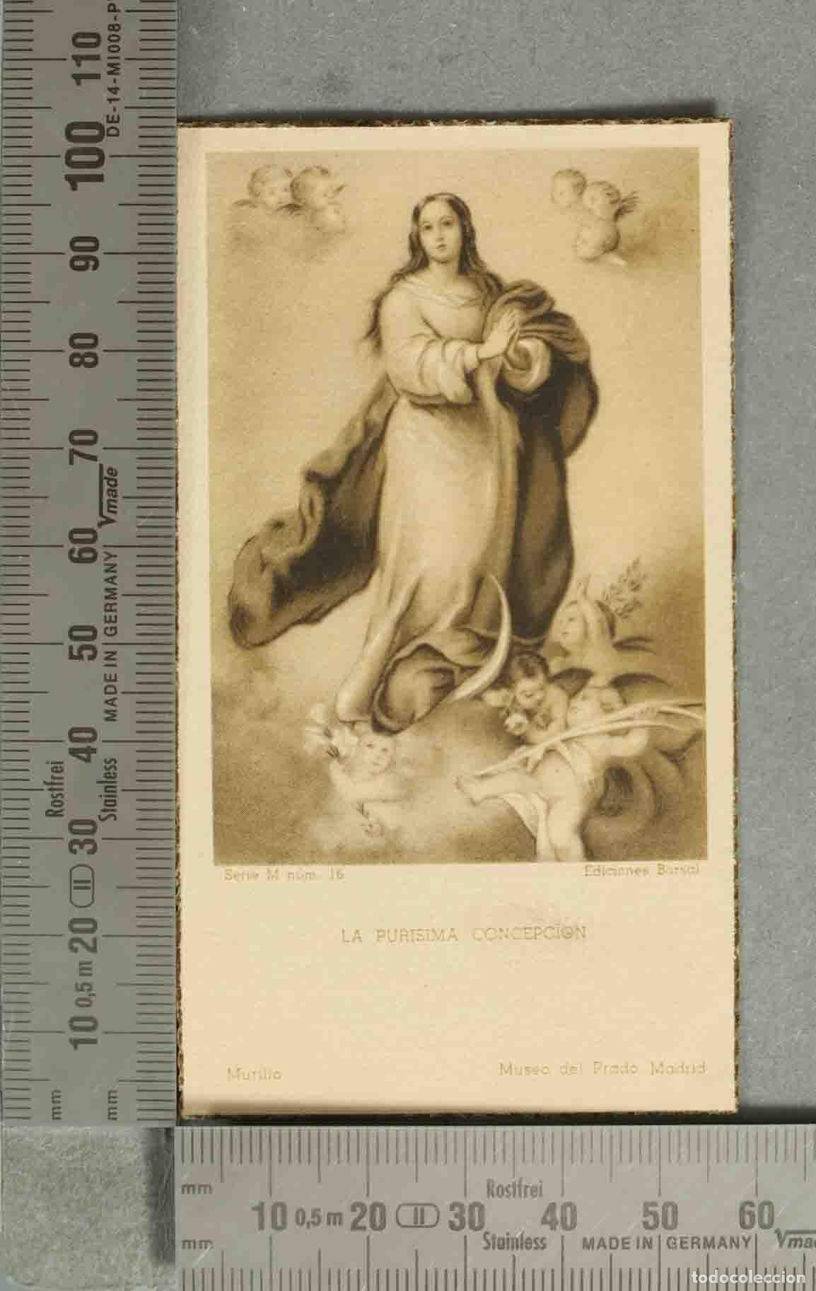 Postales: ESTAMPA. La Pur&iacute;sima Concepci&oacute;n - Madrid, 25 de mayo 1944 COMUNION