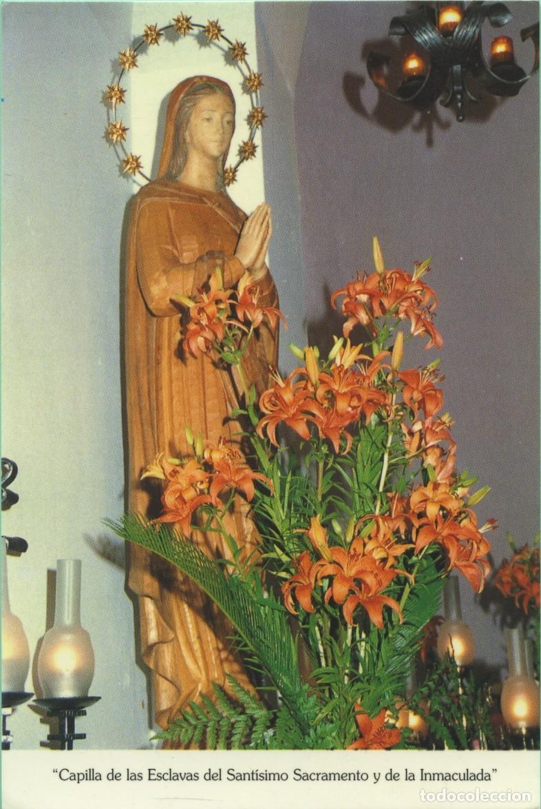 Postales: Tarjet&oacute;n con oraci&oacute;n. Capilla de las Esclavas del Sant&iacute;simo Sacramento y de la Inmaculada.