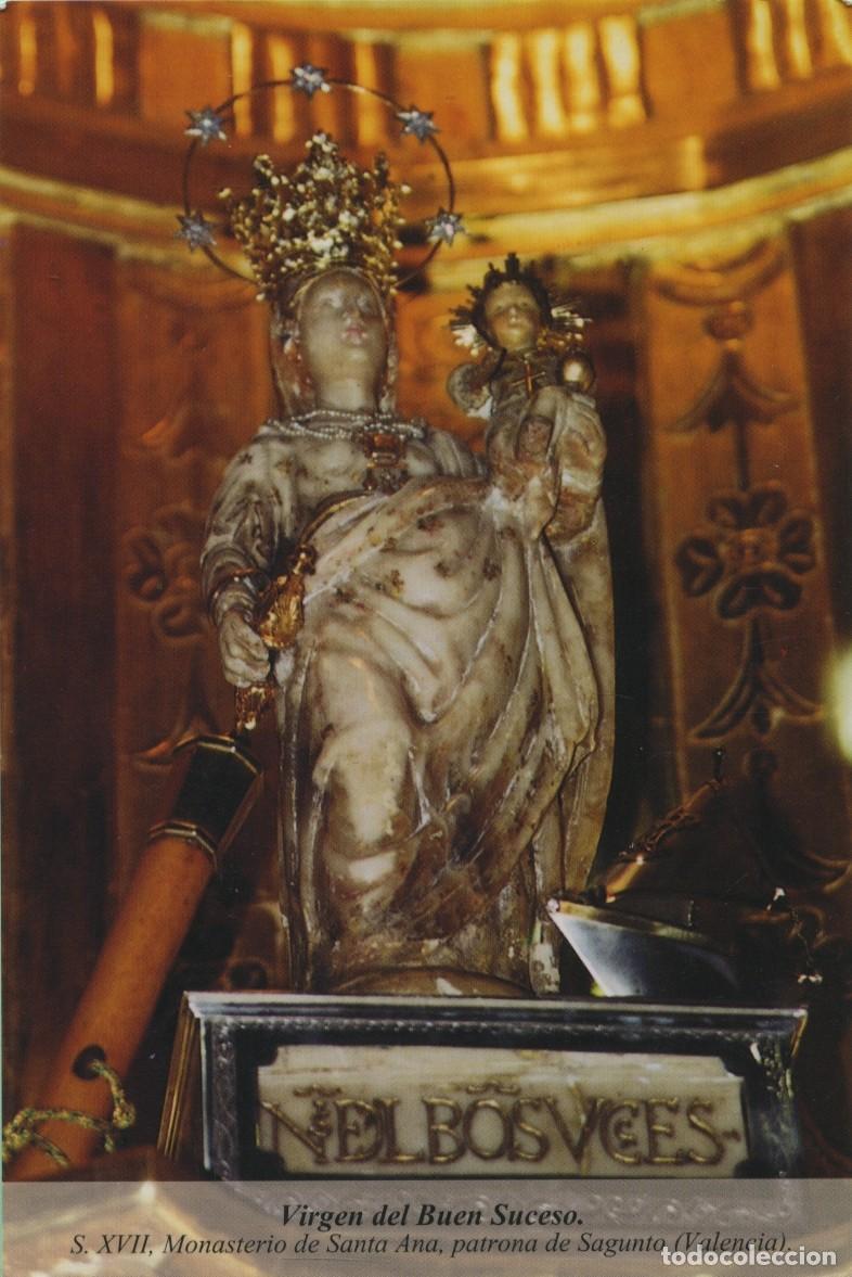 Postales: Tarjet&oacute;n. Virgen del Buen Suceso. S. XVII. Monasterio de Santa Ana, patrona de Sagunto (Valencia)