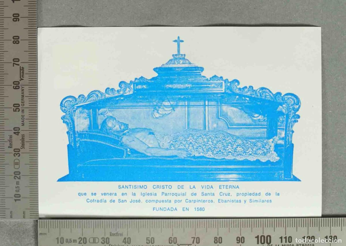 Postales: ESTAMPA. Sant&iacute;simo Cristo de la Vida Eterna -