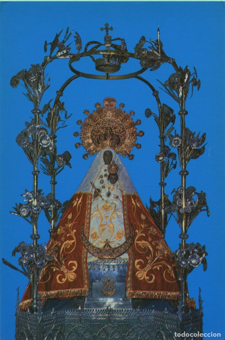 Postales: Sant&iacute;sima Virgen de la Carrasca. Patrona de Villahermosa. Ciudad Real. Sin circular. EDICIONES AZUL