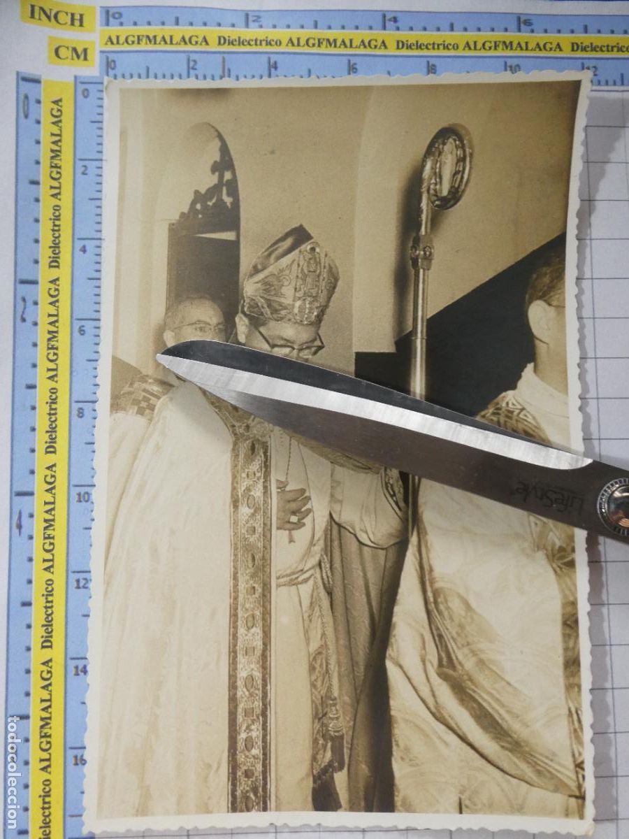Postales: FOTO FOTOGRAF&Iacute;A RELIGIOSA. A&Ntilde;OS 50. OBISPO EMILIO BENAVENT ESCU&Iacute;N. FOTOGRAFO MELOY. 276