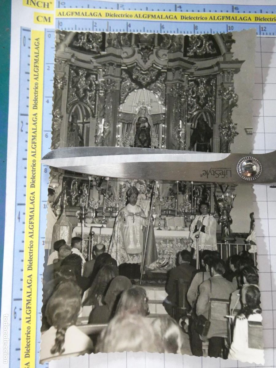 Postales: FOTO FOTOGRAF&Iacute;A RELIGIOSA. A&Ntilde;O 1957. OBISPO EMILIO BENAVENT ESCU&Iacute;N. VISITA BOBADILLA? ANTEQUERA? 278