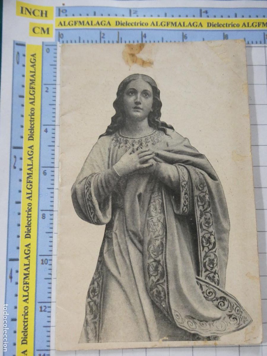 Postales: RECORDATORIO RELIGIOSO SEMANA SANTA. A&Ntilde;O 1935. TARAZONA ARAG&Oacute;N MI REGLAMENTO SABATINO 16P. 284