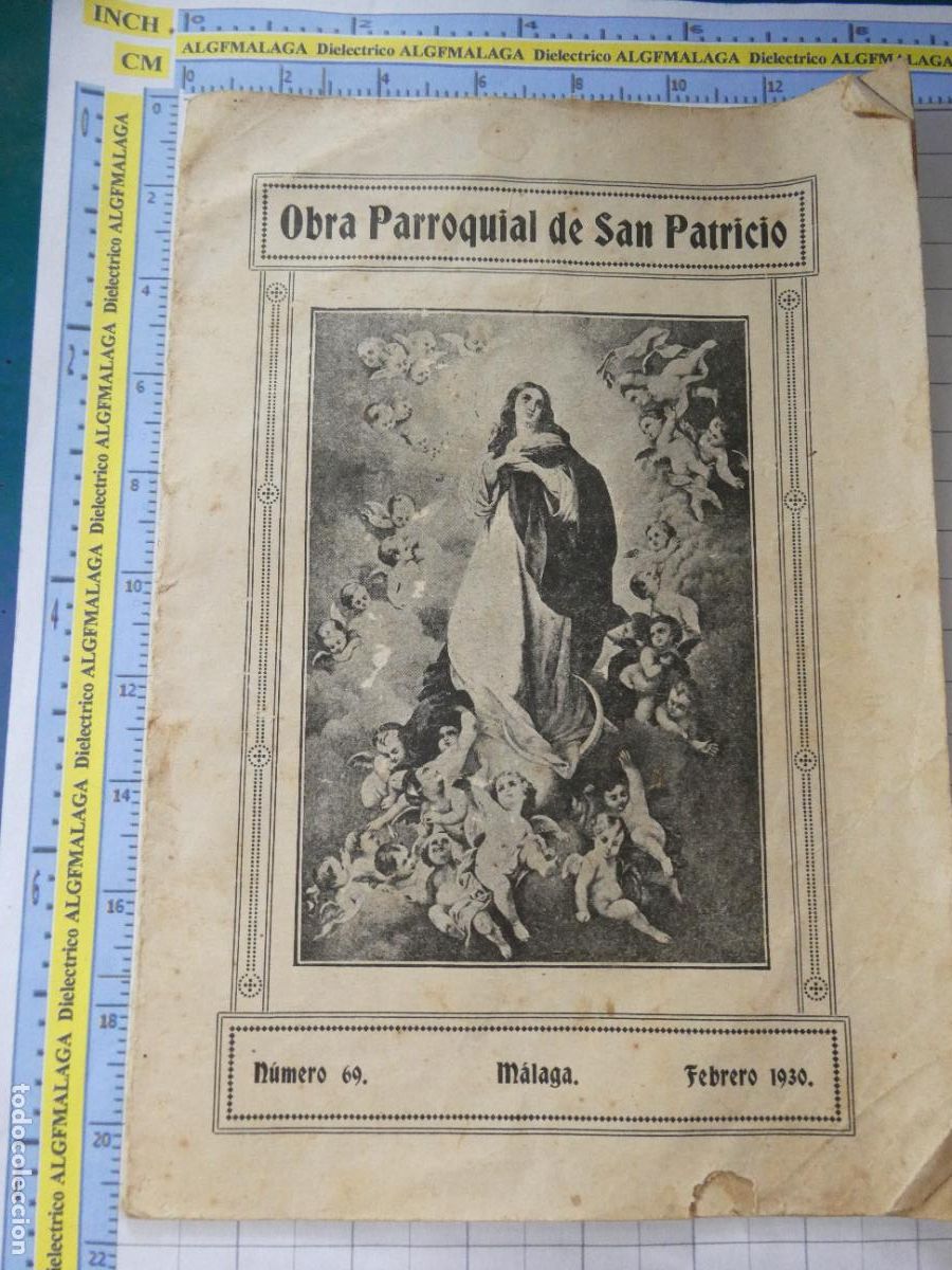 Postales: REVISTA RELIGIOSA. OBRA PARROQUIAL DE SAN PATRICIO M&Aacute;LAGA A&Ntilde;O 1930. 69. 10PAG.