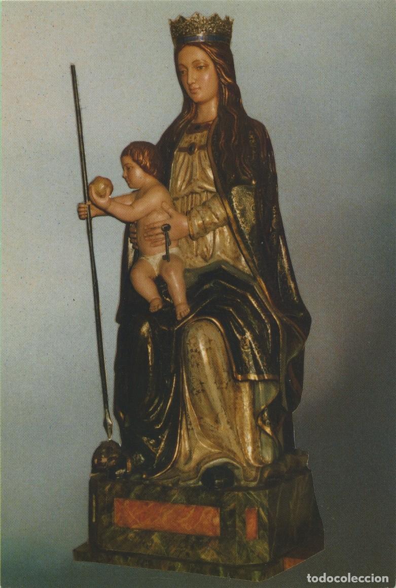 Postales: Tarjet&oacute;n. La &rdquo;Abadesa&rdquo;, Madre y Reina de la Comunidad. Imagen venerada en el coro del Monasterio de