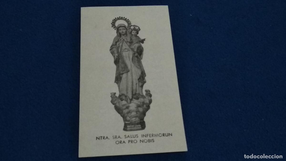 Postales: ORACION A NTRA. SRA. SALUS INFERMORUM ORA PRO NOBIS - DE LOS 60