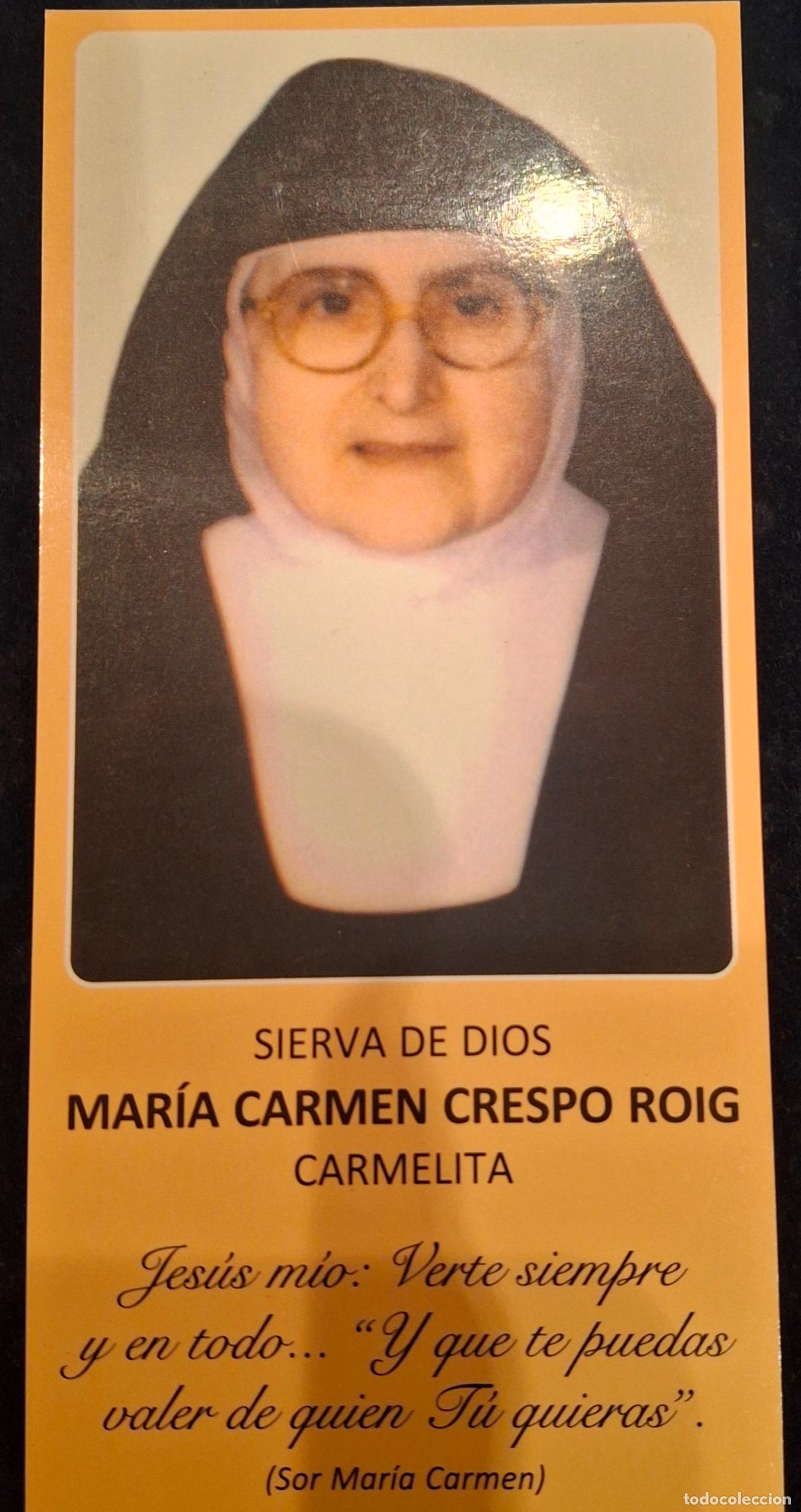 Postales: Sor Maria del CarmenCrespo Roig.Carmelita