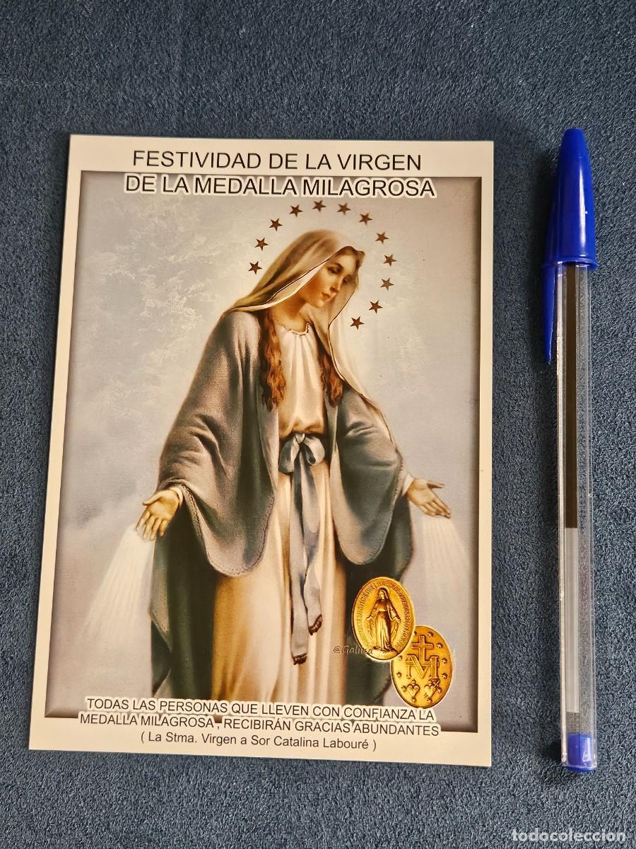 Postales: Estampa Religiosa Dedicada A La Festividad De La Virgen de La Medalla Milagrosa, B&eacute;tera-Valencia.
