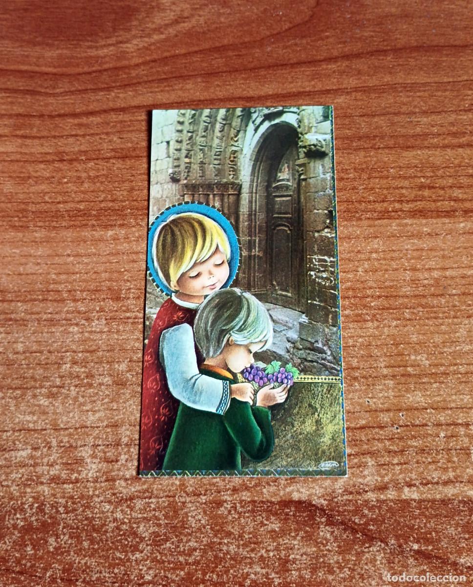 Postales: Estampa religiosa, recordatorio de Primera Comuni&oacute;n del a&ntilde;o 1968