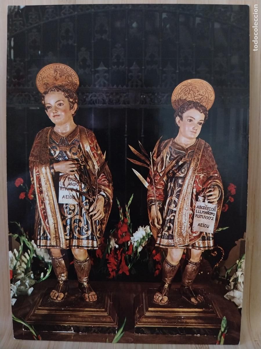 Postales: SAN JUSTO SAN PASTOR SANTOS NI&Ntilde;OS ALCALA HENARES ED VISTABELLA 17 SC ORIGINAL