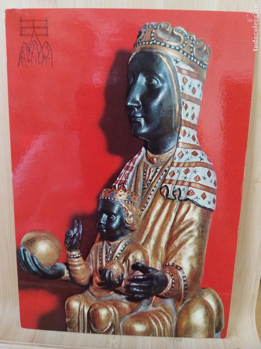 Postales: MONTSERRAT VIRGEN NTRA SRA SE&Ntilde;ORA ED BERGAS 102 SC ORIGINAL