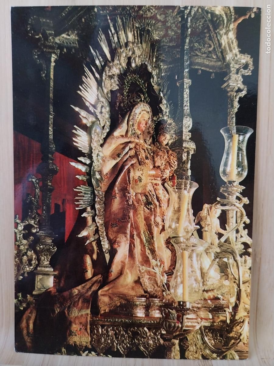 Postales: VIRGEN PINO NTRA SRA SE&Ntilde;ORA ISLAS GRAN CANARIA ED BERGAS 43 SC ORIGINAL