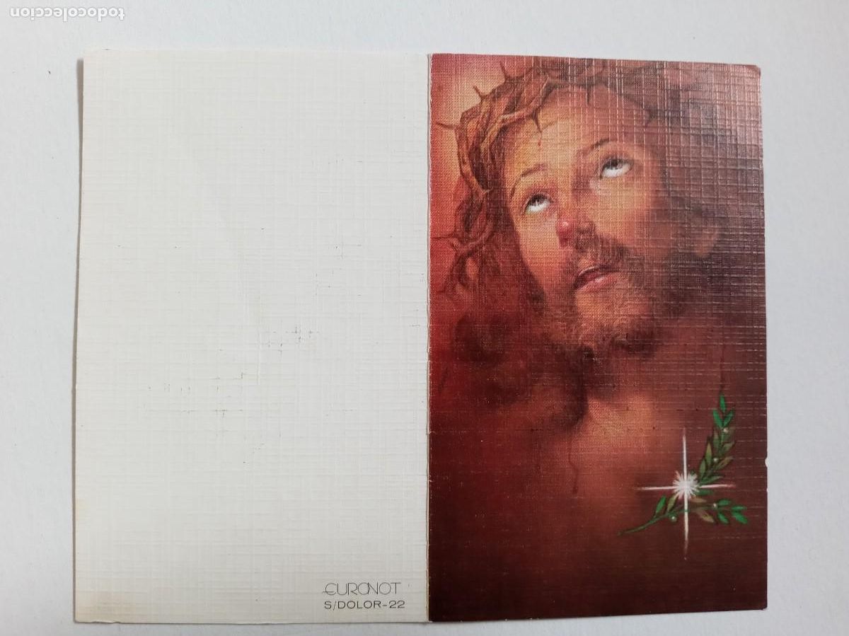 Postkarten: RECORDATORIO DE SE&Ntilde;OR FALLECIDO EN 1990