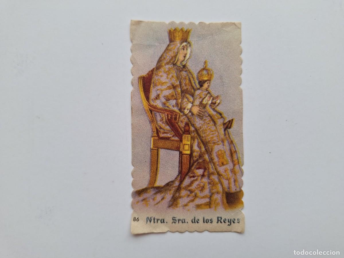 Cartes Postales: ANTIGUA ESTAMPA RELIGIOSA NUESTRA SE&Ntilde;ORA DE LOS REYES EST-78 RV