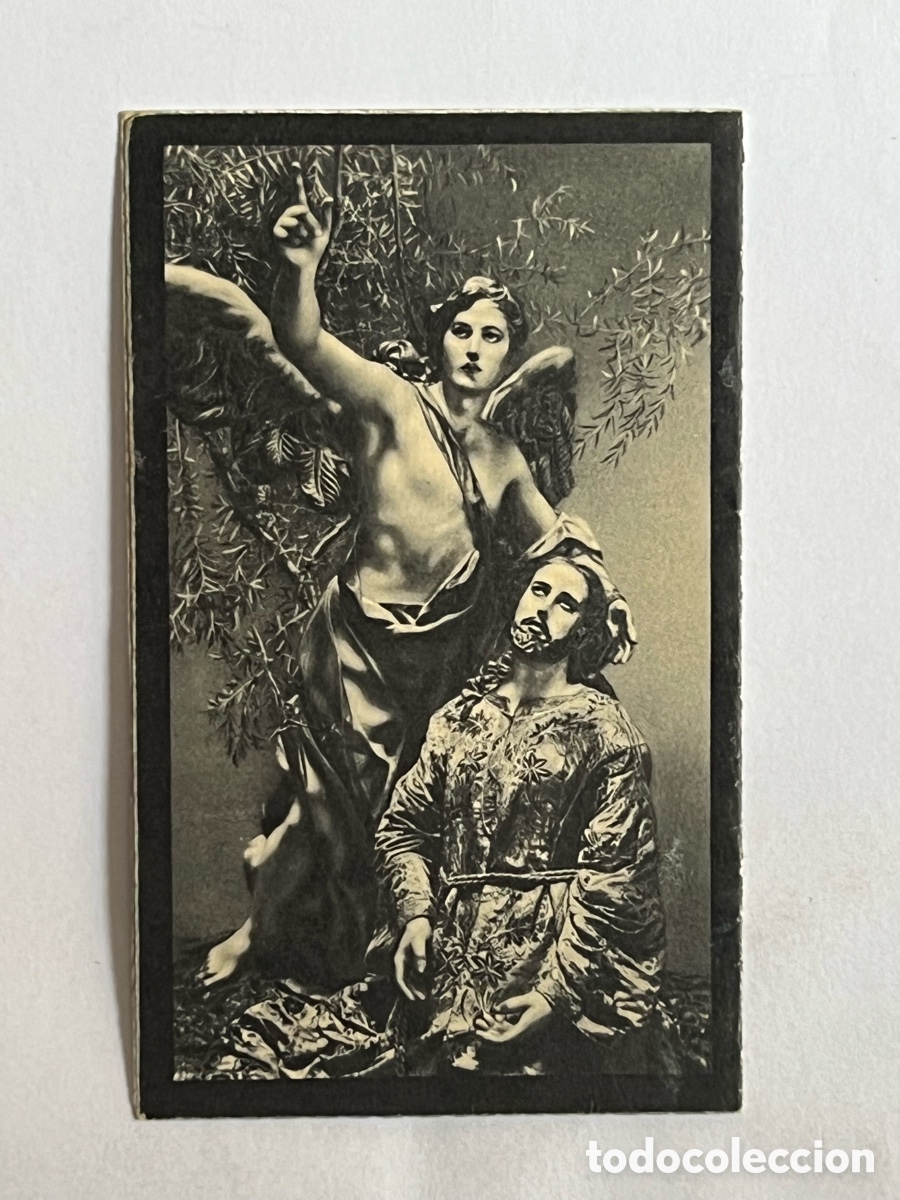 Postales: BULLAS (Murcia) Esquela recordatorio Do&ntilde;a Francisca&hellip; (a.1950) Diptico