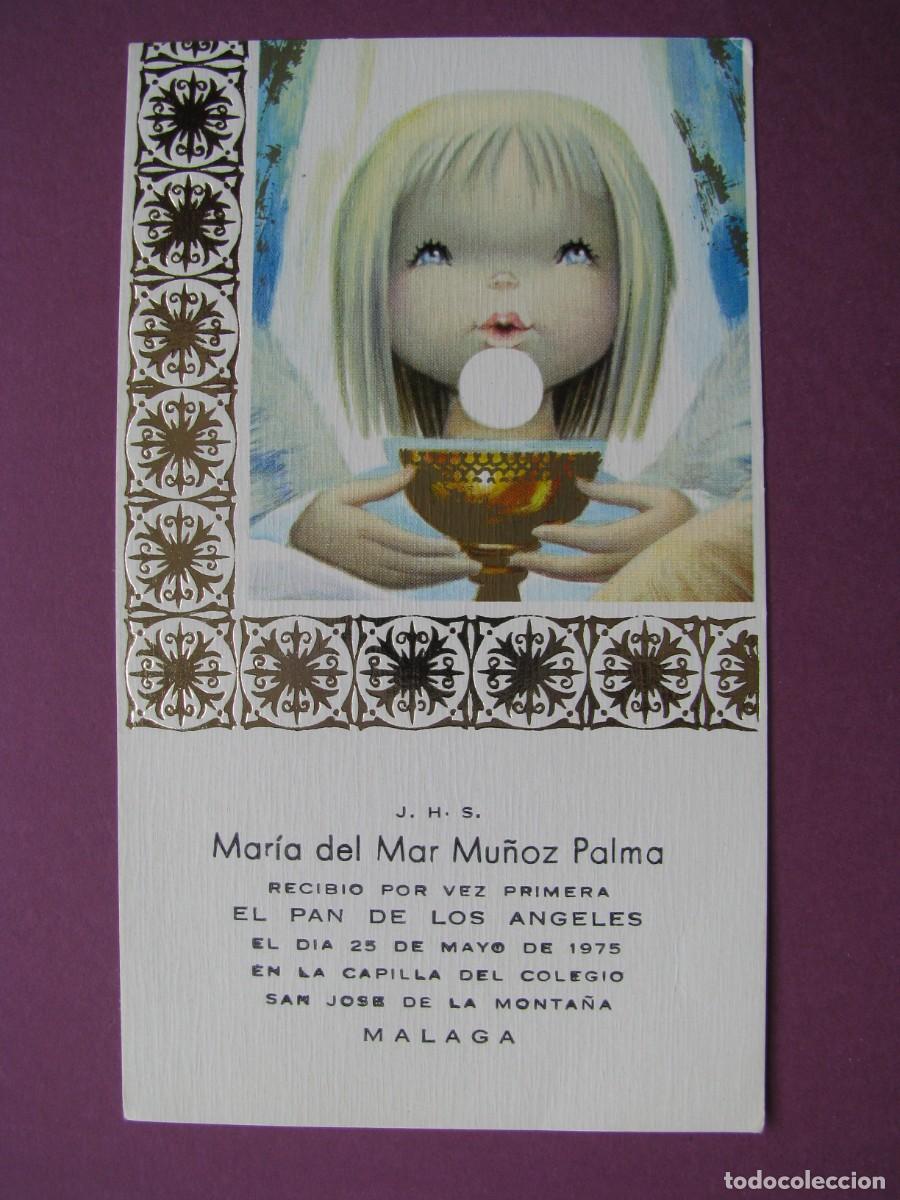 Postales: RECORDATORIO DE LA PRIMERA COMUNI&Oacute;N. IL. FERRANDIZ. MALAGA 1975. 12X7 CM