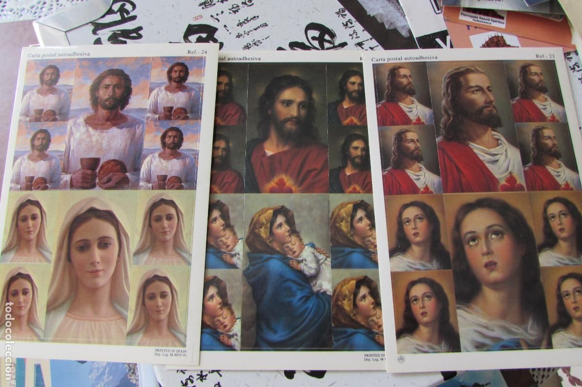 Postales: LOTE 3 CARTAS POSTALES AUTOADHESIVA